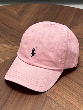 Polo by Ralph Lauren Light Pink Embroidered Pony Cap